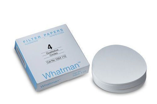 Papel filtro Grado 4 cualitativo x 100 und.  Whatman