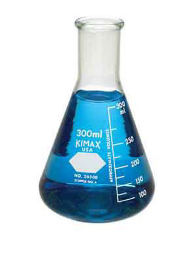 Erlenmeyer Graduado Boca Reforzada. Kimax