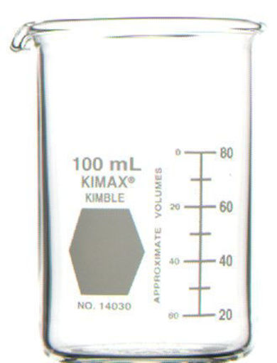 Vaso de Precipitados Berzelius con Vertedero Forma Alta Graduado - Beaker. Kimax