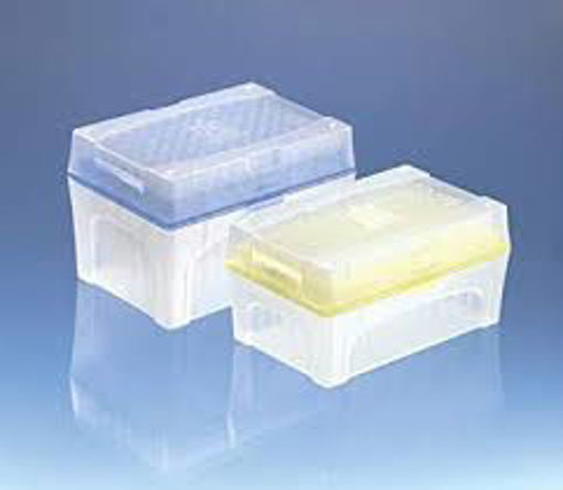 Imagen de Caja TipBox vacía con gradilla para puntas de pipeta. Brand