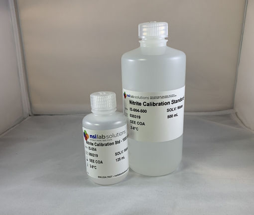 Material de referencia certificado (CRM) Nitrito (NO2-); Concentración: 1,000 mg /L, NSI Lab