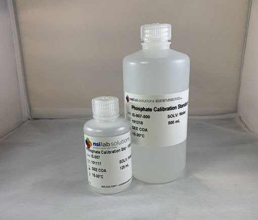 Química Húmeda (WC) Fosfato (PO4-3) Material de referencia certificado(CRM);  Concentración: 1,000 mg /L, NSI Lab