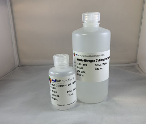 Material de referencia certificado (CRM) Nitrato-Nitrógeno (NO3-N); Concentración: 1,000 mg /L, NSI Lab