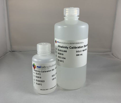 Material de referencia certificado (CRM) Alcalinidad (CaCO3); Concentración: 1,000 mg /L, NSI Lab