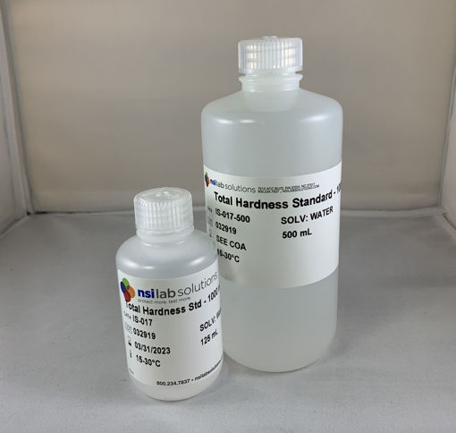 Material de referencia certificado (CRM)  Dureza Total; Concentración: 1,000 mg /L, NSI Lab