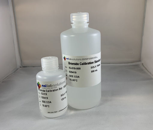 Material de referencia certificado (CRM) Bromuro (Br-); Concentración: 1,000 mg /L, NSI Lab
