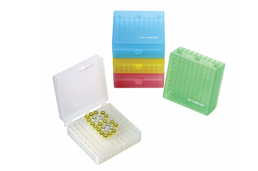 Criocajas para 100 criotubos  1.8 ml