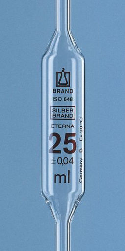 Pipeta volumétrica, B, AR-GLAS®. Brand