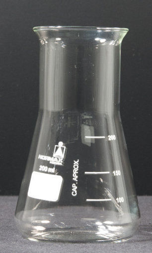 Erlenmeyer cuello ancho Normax