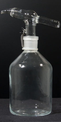 Dispensador de acido 10 ml con botella de 1000 ml. Pipeta de Kipp. Normax
