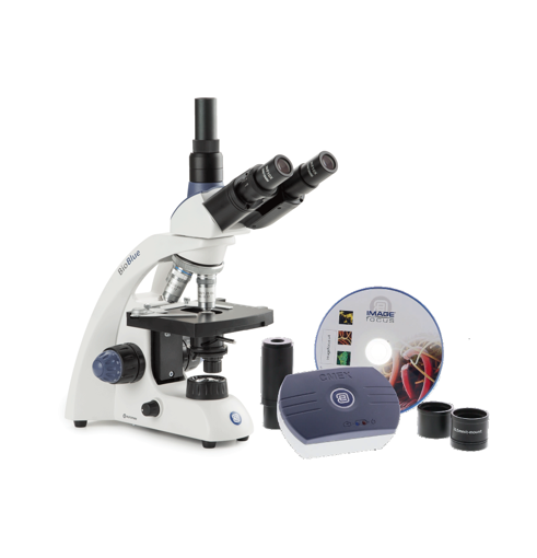 Microscopio Trino. BB.4243-KIT + Cámara 3.2Mpx DC.300C. Euromex