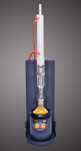 Soxhlet, unidad de extracción simple, con manto calefactor, incluye vidriería. Glassco