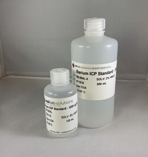 Estándard ICP Bario (Ba), Concentración:  1.000 ug/mL, NSI Lab