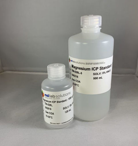 Estándard ICP Magnesio (Mg), Concentración:  1.000 ug/mL, NSI Lab