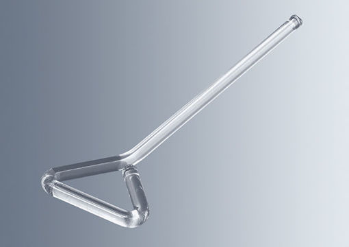 Rastrillo bacteriológico en vidrio, 14 cm. LABSCIENT