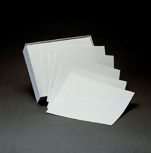 Filtro de fibra de vidrio de borosilicato sin aglutinantes, tipo A/E,  hoja 8 x 10".  100 und. PALL