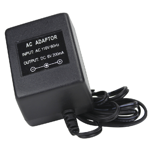 adaptador de 6 V CC 200 mA