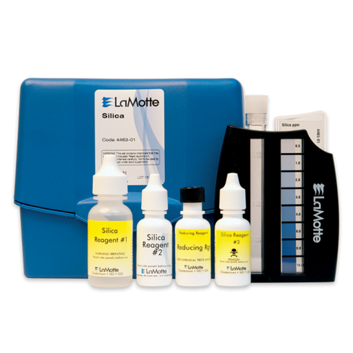 Kit de prueba para análisis de sílice, 50 pruebas. LaMotte
