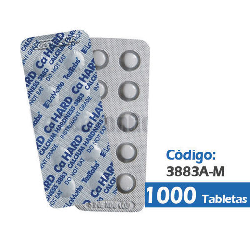 Tabletas de prueba de dureza cálcica, versión pasada. LaMotte