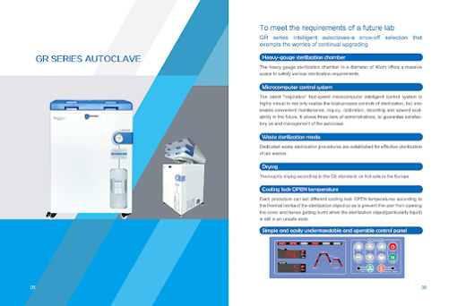 Autoclave vertical GR85DA para esterilización industrial y laboratorio. ZWAY