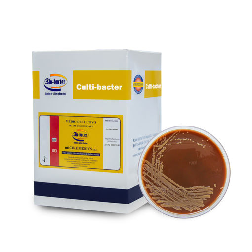 Placa Petri AGAR CHOCOLATE ENRIQUECIDO Caja x 10 und. Cirumedics