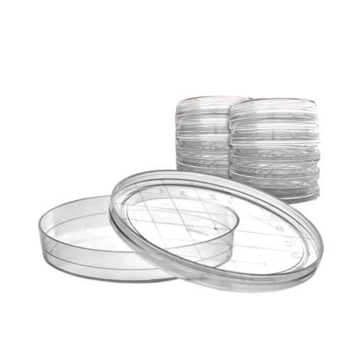 Placa de Petri, estéril de contacto, 65x15 mm, caja x 1000 uds. CrystalteQ