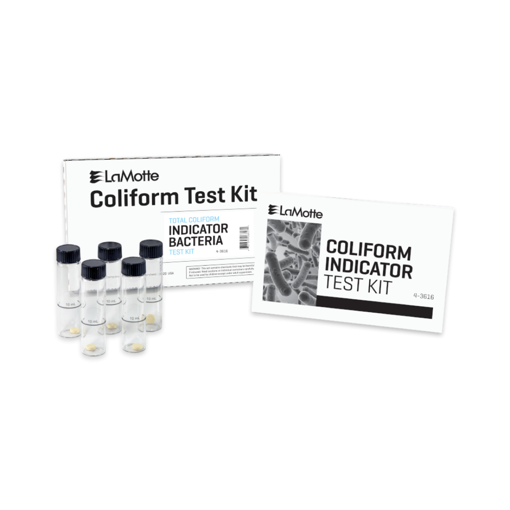 Kit de detección de bacterias coliformes totales, CON y SIN tableta decloradora, 5 test. LaMotte