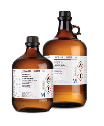 Acetonitrilo, grado de gradiente, para cromatografía líquida LiChrosolv® Reag. Ph Eur. Merck