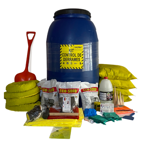 Kit control derrames Hazmat, 45 a 65 gal. MFlery