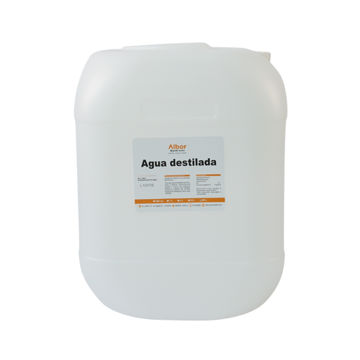 Agua destilada. Albor