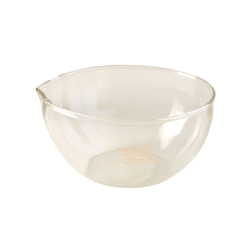 Cápsula de Evaporación, vidrio, fondo plano. Brixco