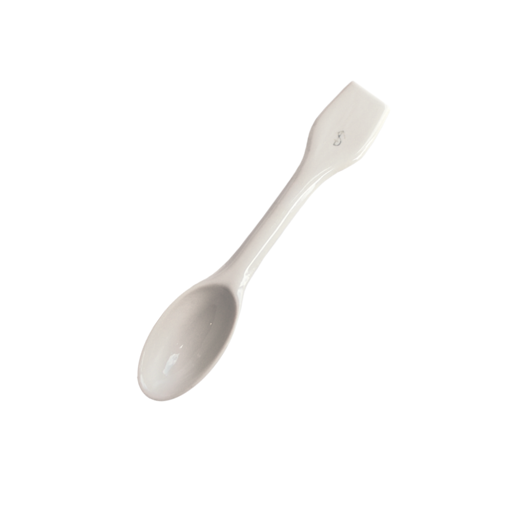 Espátula - cuchara, porcelana, 140 mm.