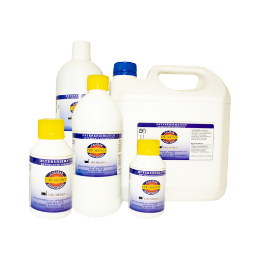 Detergente líquido enzimático (dilución 1:8). Cirumedics