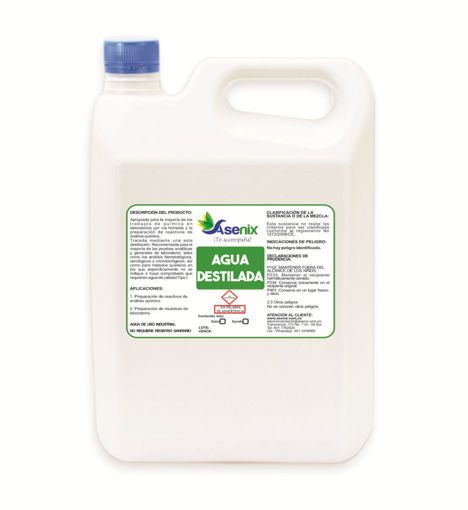 Agua destilada. Asenix