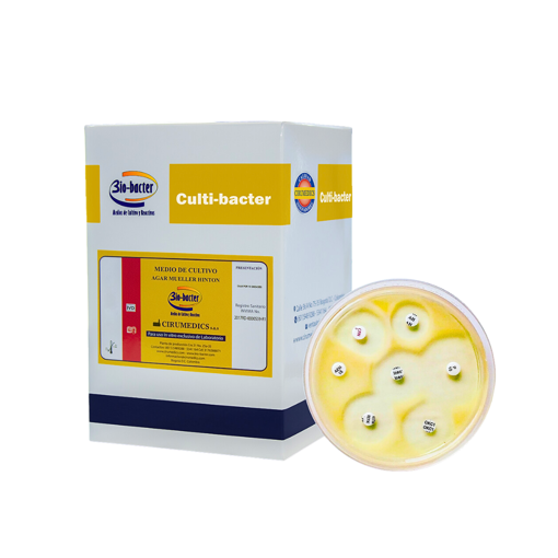 Placa Petri agar Mueller Hinton, 10 uds. Bio Bacter