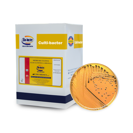 Placa petri agar salmonella shigella, 10 uds. Bio Bacter