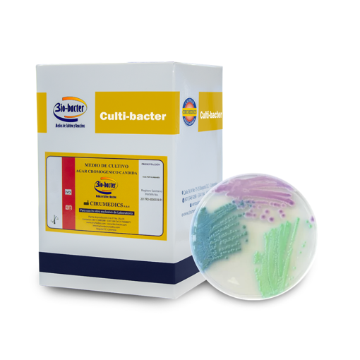 Placa petri agar cromogénico candida, 10 uds. Bio Bacter 