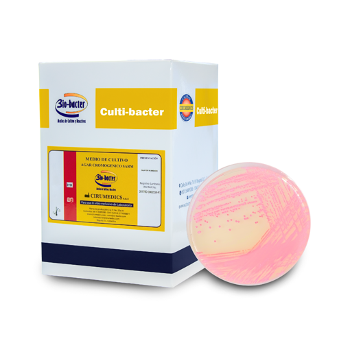 Placa petri agar cromogénico SAMR, 10 uds. Bio Bacter