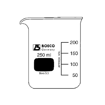 Vaso de precipitado, vidrio, forma baja, x paquete. Boeco