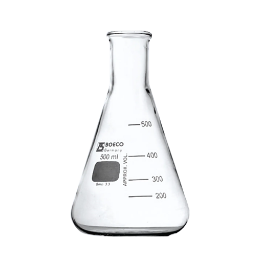 Útil para realizar mezclas por agitación y para la evaporación controlada de líquidos. Fabricado en vidrio borosilicato 3.3 con reborde, paredes gruesas y graduaciones laterales.