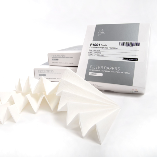 Papel filtro grado F1094, cualitativo, x 100 uds. CHMLab