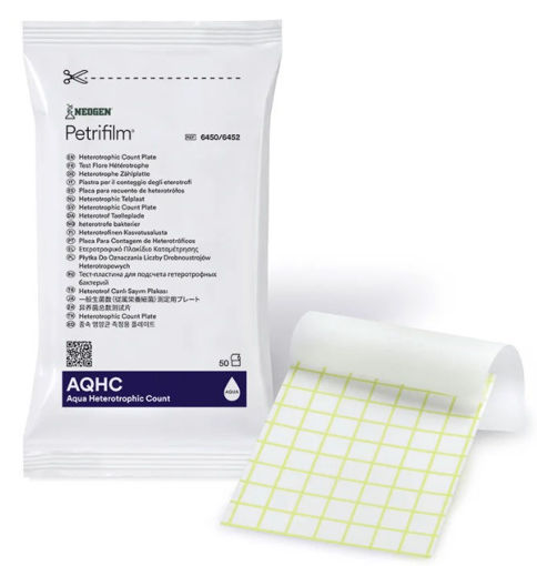 6452 Petrifilm. Placas de Recuento heterotrófico en agua. 1000 uds. Neogen