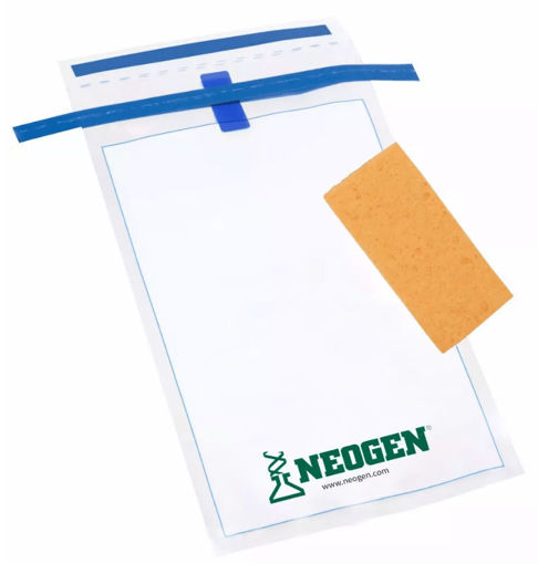 BP133ES Esponja seca (sin mango), bolsa de muestra, x 100 unidades. Neogen