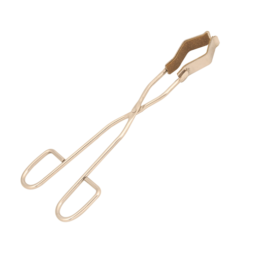 Pinzas para matraces y vasos de precipitados, acero inoxidable. Eisco