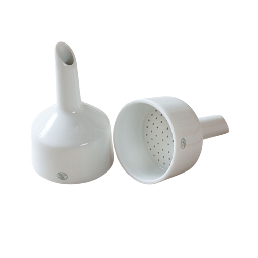 Embudo Buchner, porcelana. Jipo