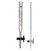 Bureta, vidrio, clase A, llave PTFE, certificado x lote. LMS