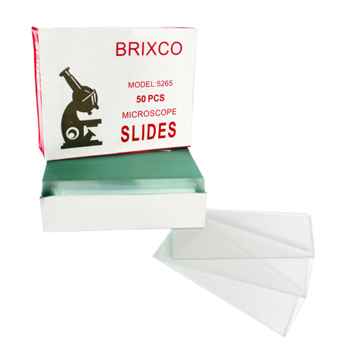 Lamina portaobjeto, 3x1", x 150 uds. Brixco