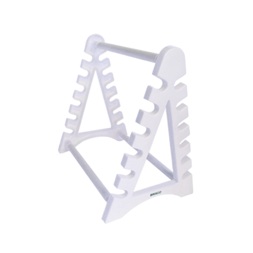 Gradilla, polipropileno, 12 pipetas, x 2 uds. Brixco