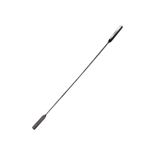 Microespátula tipo canal, acero inoxidable, x paquete. Brixco