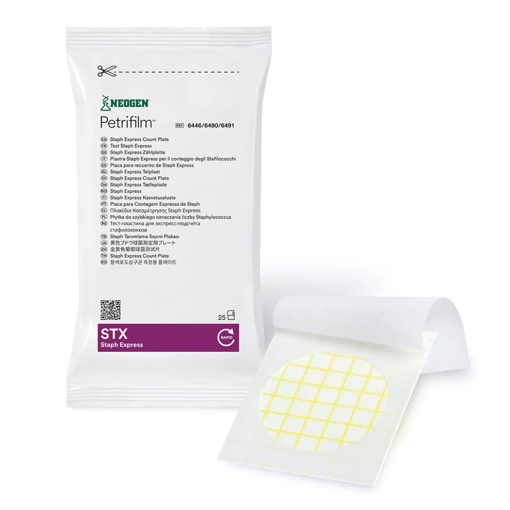 6491 Petrifilm, placas de recuento Staph Express, x 1000 uds. Neogen